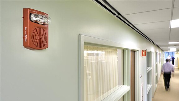 Fire Alarm mounted on wall