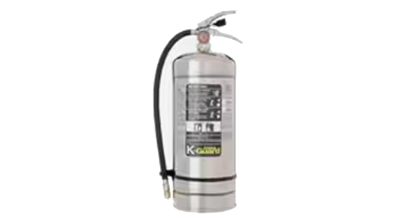 A K-Guard restaurant hand portable fire extinguisher